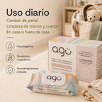 Colección  Arcoíris 12 Paquetes de 60 Toallitas Húmedas (720 Toallitas)