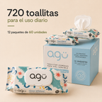 Colección Constelación 12 Paquetes de 60 Toallitas Húmedas (720 Toallitas)